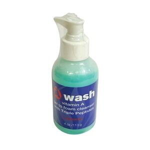 Serious Skin Care A-Wash Vitamin A Gel to Foam Cleanser Triple Peptides 4oz New